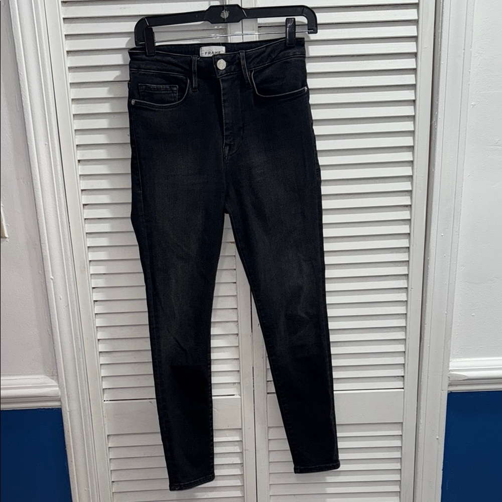 Frame Denim Women's Black Skinny Jeans